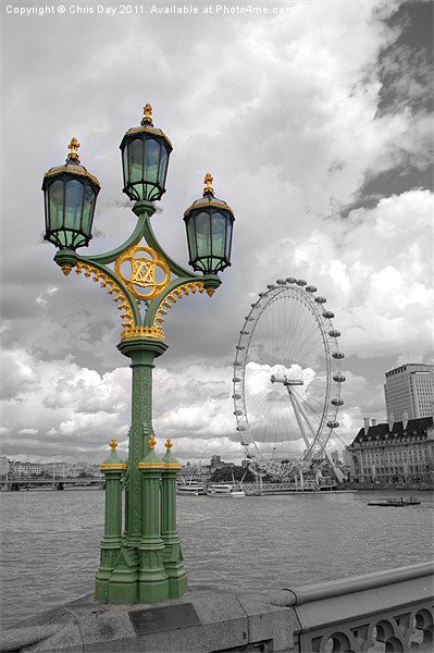 London Eye Picture Board by Chris Day