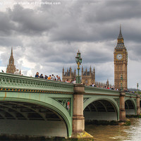 Buy canvas prints of Westminster bridge by Chris Day