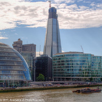 Buy canvas prints of London Assembly and Shard by Chris Day