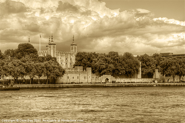 Tower of London Picture Board by Chris Day