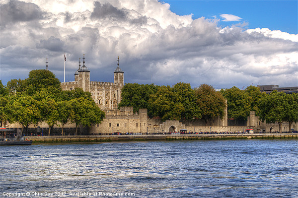 Tower of London Picture Board by Chris Day