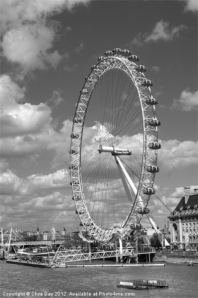 The London Eye Picture Board by Chris Day