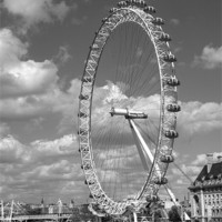 Buy canvas prints of The London Eye by Chris Day