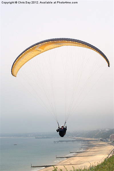 Paraglider Picture Board by Chris Day