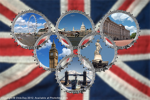 Celebrating London Picture Board by Chris Day