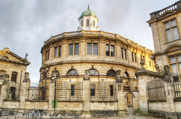 Sheldonian Theatre Oxford Picture Board by Chris Day