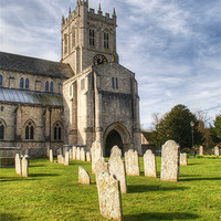 Buy canvas prints of Christchurch Priory by Chris Day
