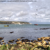 Buy canvas prints of Swanage Bay by Chris Day