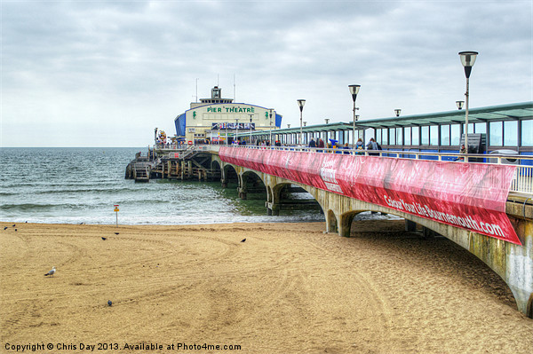 Bournemouth Pier Picture Board by Chris Day