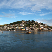 Buy canvas prints of A Majestic View of Kingswear by Chris Day