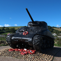 Buy canvas prints of Tank Memorial by Chris Day