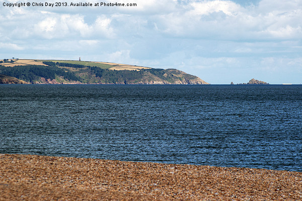 Slapton Sands Picture Board by Chris Day