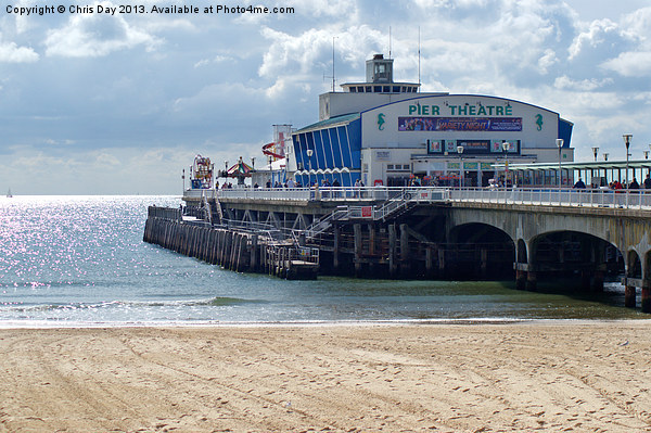 Bournemouth Pier Picture Board by Chris Day