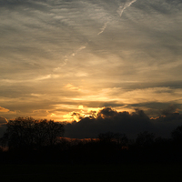 Buy canvas prints of Sunset over Hyde Park by Chris Day
