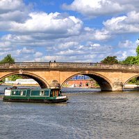 Buy canvas prints of The bridge at Henley-on-Thames by Chris Day