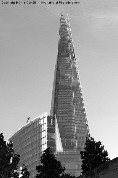 The Shard London Picture Board by Chris Day