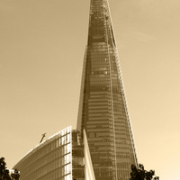 Buy canvas prints of The Shard london by Chris Day