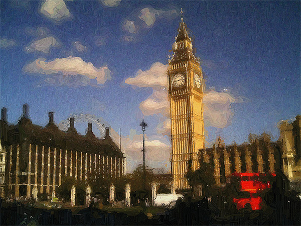 Parliament Square Picture Board by Chris Day