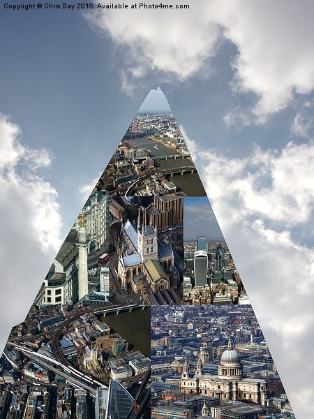  Collage as seen from the Shard Picture Board by Chris Day