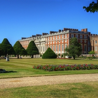 Buy canvas prints of Hampton Court Palace by Chris Day