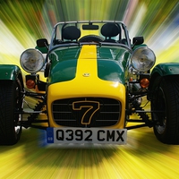 Buy canvas prints of Caterham 7 by Chris Day