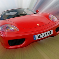 Buy canvas prints of Ferrari 360 Modena by Chris Day