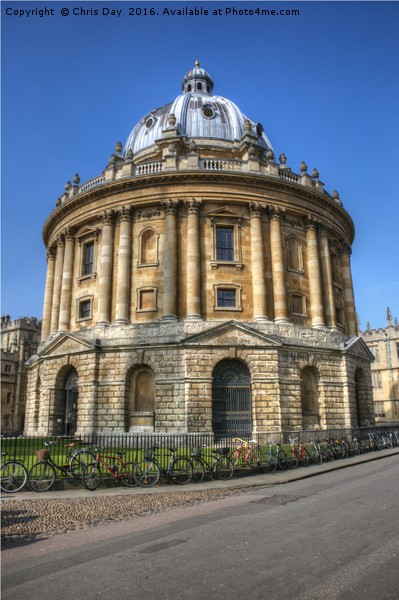 The Radcliffe Camera Oxford Picture Board by Chris Day