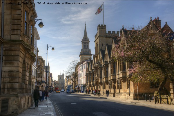 Oxford High Street Picture Board by Chris Day