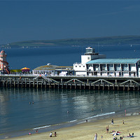 Buy canvas prints of Bournemouth Pier - May 2010 by Chris Day