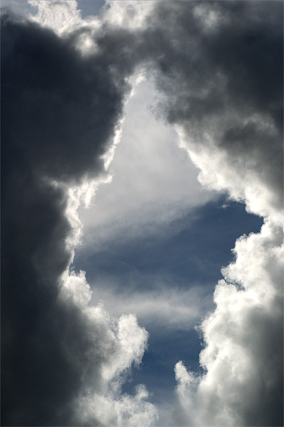 Clouds Through the Keyhole Picture Board by Chris Day