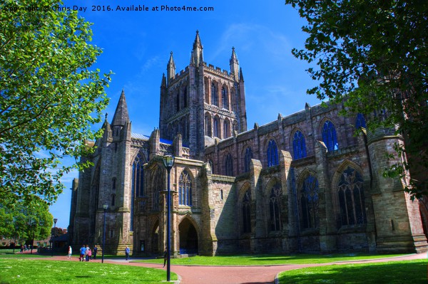 Hereford Cathedral Picture Board by Chris Day