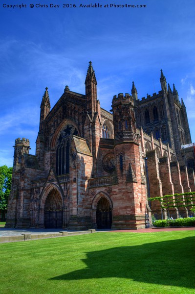 Hereford Cathedral Picture Board by Chris Day