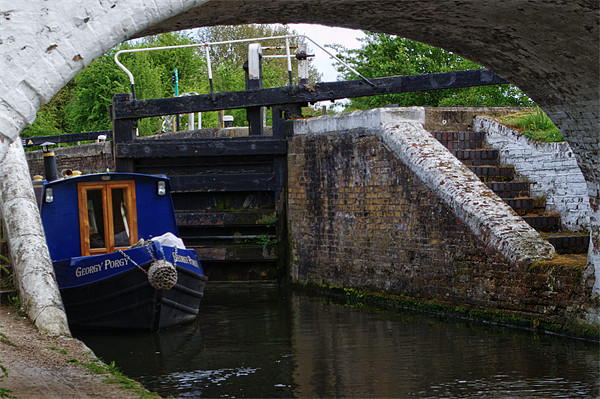 Stockers Lock the Grand Union Canal Rickmansworth Picture Board by Chris Day