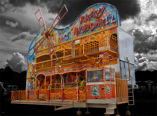 Funfair revisited Picture Board by Chris Day