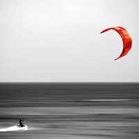 Buy canvas prints of Kite Surfer by Chris Day