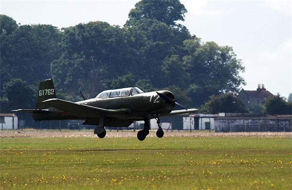 Nanchang CJ6 fighter coming in to land Picture Board by Chris Day
