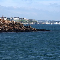 Buy canvas prints of Plymouth coastline by Chris Day