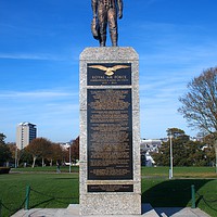 Buy canvas prints of RAF Memorial Plymouth Hoe by Chris Day