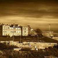 Buy canvas prints of The Royal Citadel Plymouth by Chris Day