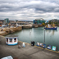 Buy canvas prints of Sutton Harbour Plymouth by Chris Day