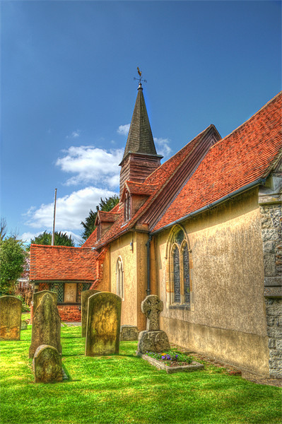 St Giles Ickenham Picture Board by Chris Day