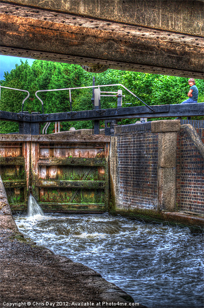 Lock Gates Picture Board by Chris Day