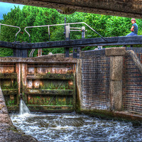Buy canvas prints of Lock Gates by Chris Day