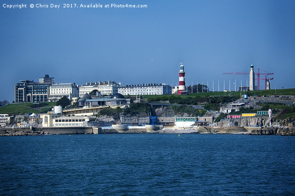 Plymouth Hoe and Foreshore Picture Board by Chris Day