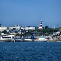Buy canvas prints of Plymouth Hoe and Foreshore by Chris Day