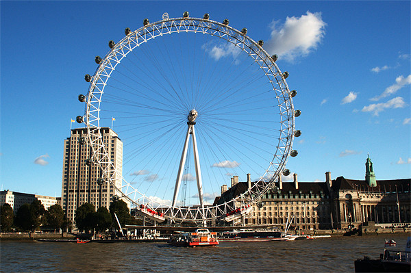 The London Eye 2 Picture Board by Chris Day