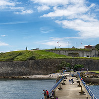 Buy canvas prints of The Nothe Fort  by Chris Day
