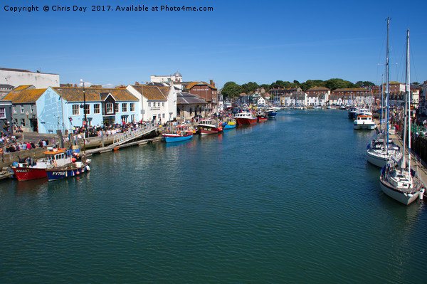 Weymouth Old Harbour Picture Board by Chris Day