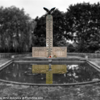 Buy canvas prints of Polish War Memorial Isolation 2 by Chris Day