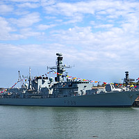 Buy canvas prints of HMS Northumberland by Chris Day